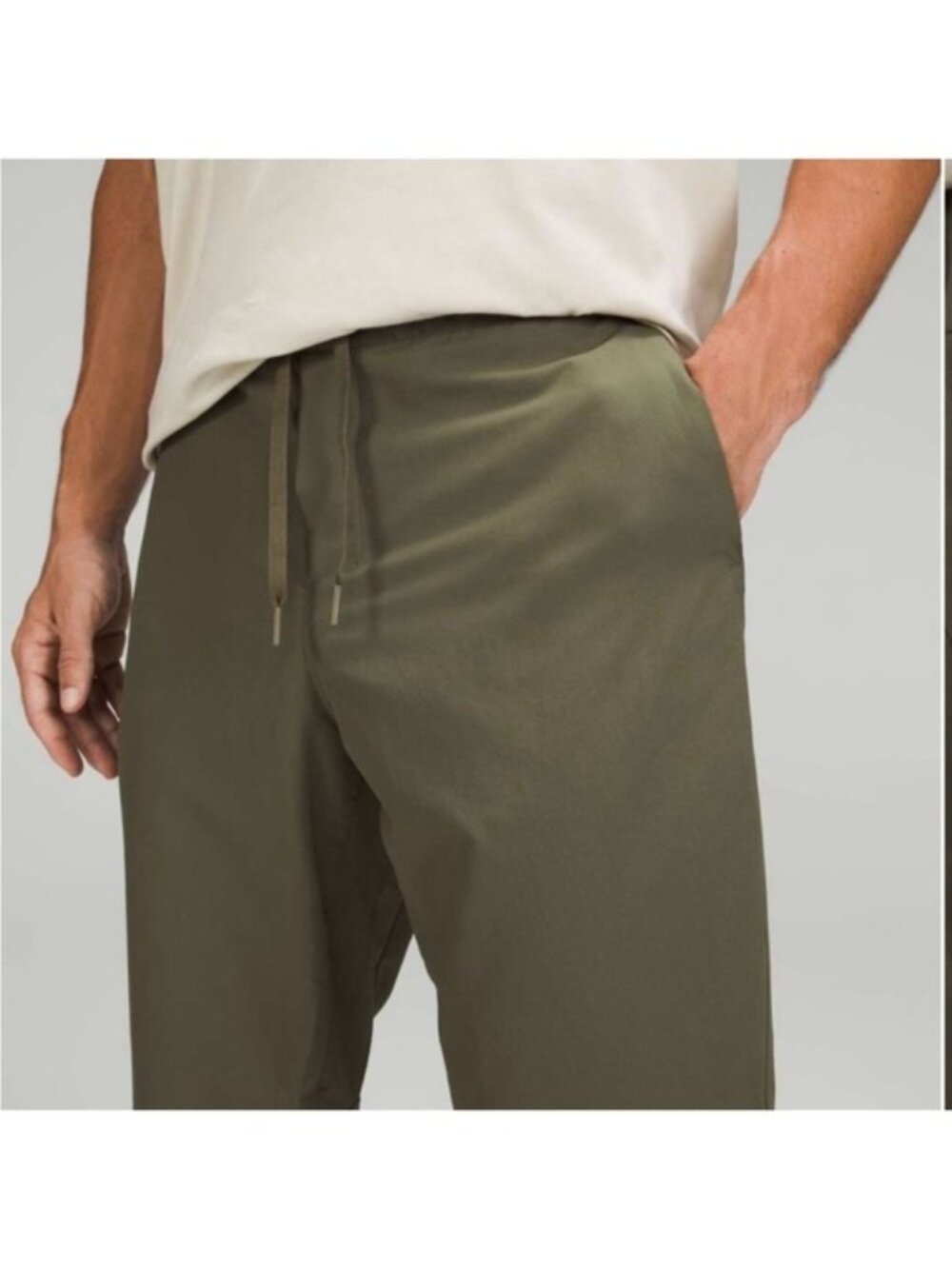 Lululemon Men's Pants New Venture Trousers Pique Fabric Carob Brown size XL - Picture 9 of 12